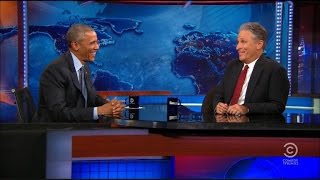 President Obama Comments on Donald Trump's Dominance at 'Daily Show'