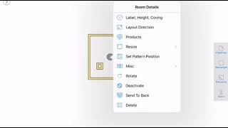 Inserting/Moving/Deleting a Hole on MeasureSquare Mobile