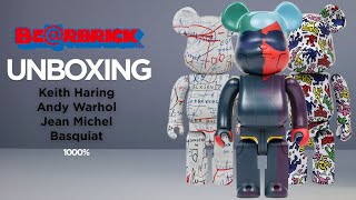 UNBOXING | Bearbricks 1000% Serie de artistas urbanos Haring, Basquiat y Warhol 