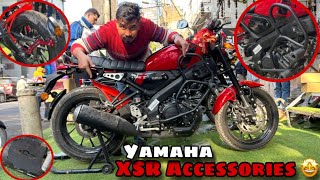 Yamaha XSR 155 Accessories 😍 | Yamaha XSR 155 Modified | Techno 