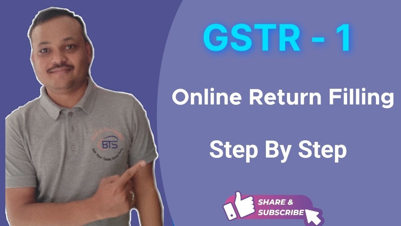 GSTR 1 Return Filing online 2024 I How to file GSTR 1 I GST Return ...