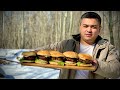 Готовим Бургер из Баранины на Садже - Деревенский Бургер 🍔