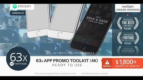 The Ultimate App Promo - UltraHD Mockup Toolkit (After Effects Template)