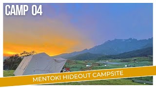 Camp 04 @ Mentoki Hideout Campsite Kundasang, Sabah | Memorable and Inspiring