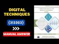 Digital Techniques | solved manual | manual answer | k scheme msbte | DTE | 3rd semester 313303