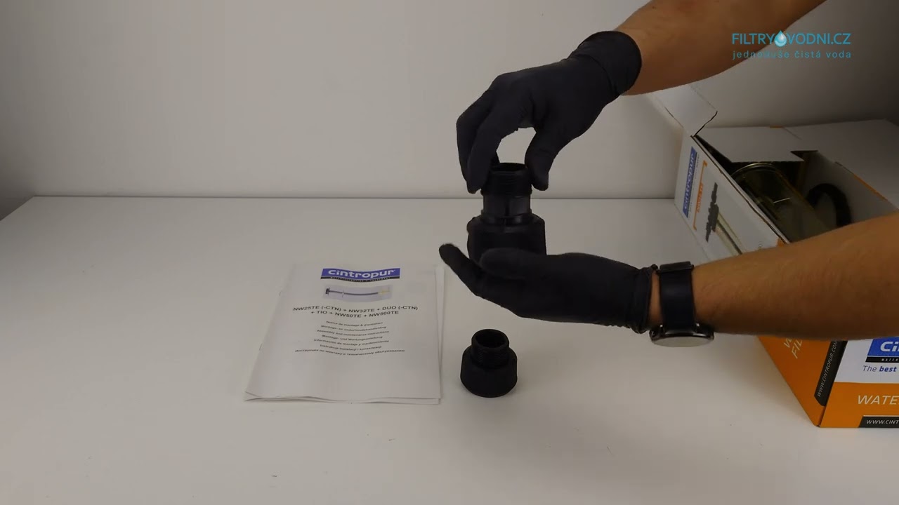 Filtr s volitelnou náplní Cintropur NW32 TE 1 1/4"