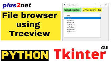 Tkinter showing directory and file structure in Treeview of the user selected path using filedialog