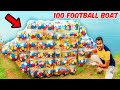 Making a boat using only footballs  mad brothers