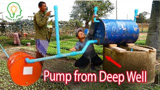 Free Auto Pump Water from Deep Well  How to make free energy water tank from Deep Source Well.