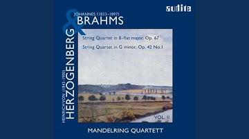 String Quartet in G minor, Op. 42, No.1: Allegro