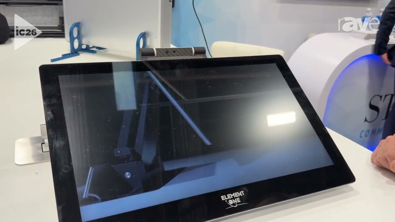 InfoComm 2026: Element One Showcases FOLD Retractable Monitor at Stirling Communications’ Booth