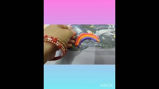 clay rainbow 🌈🌈 craft #shorts#short #viral #trending