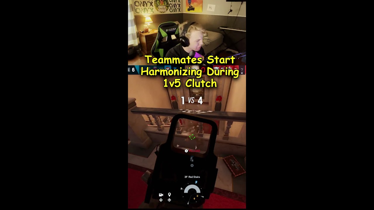 Teammates Harmonize During Clutch Shorts R6 Gaming Onyxsnake Meme Funny Subscribe