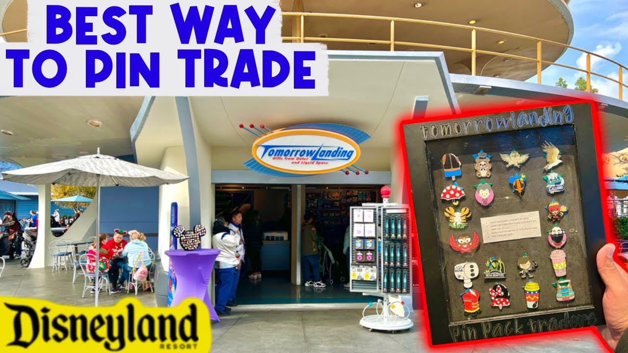 Great Day At Disneyland New Way To Pin Trade In Tomorrowland New