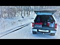 Two Nights in a Snowstorm - Winter Truck Camping