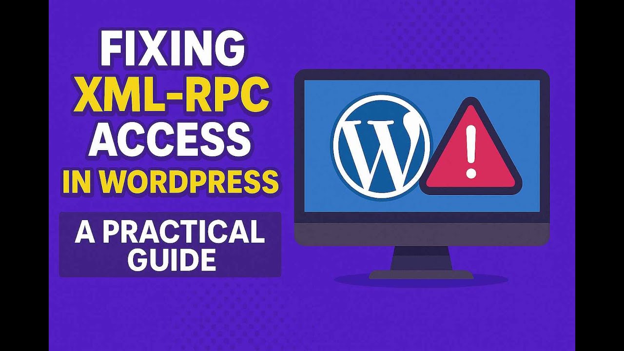 XML RPC 403 Error Fix for WordPress (2025) - YouTube