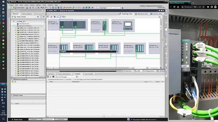 How to upload HW configuration from TIA 18 to Siemens Scalance switch