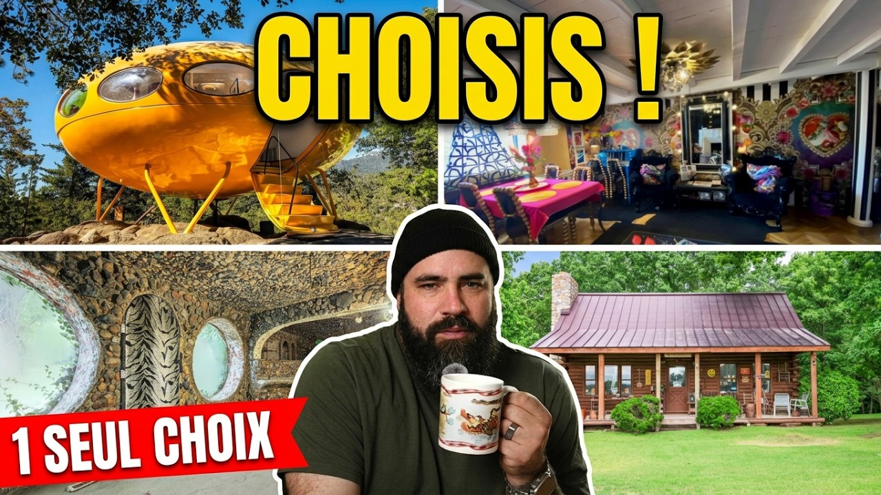 Tu es OBLIGÉ d’habiter dans une de ces 4 maisons !