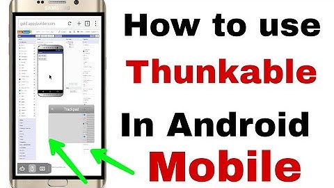 How to use Thunkable in Android mobile |Makeroid butterfly || appybuilder