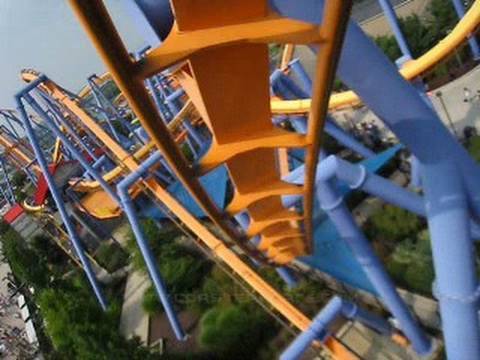 Talon Front Row Seat on-ride POV Dorney Park