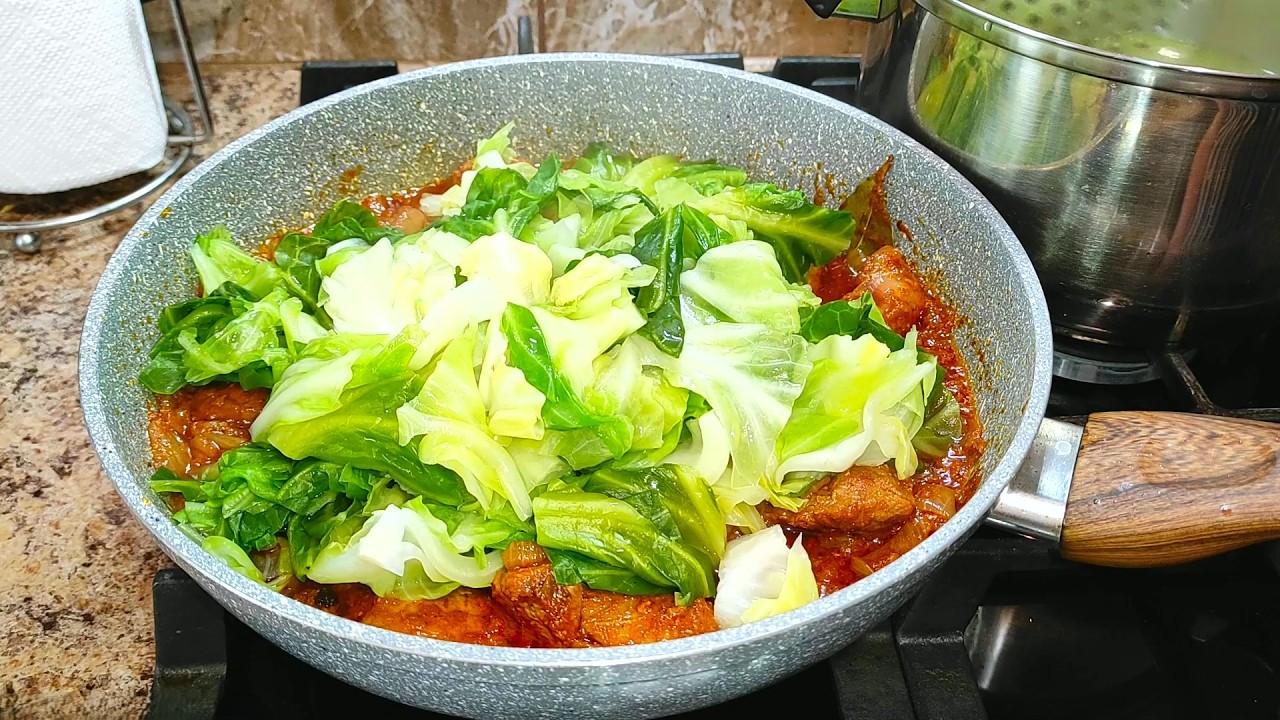 Молодая Капуста Объеденье👍Хочется Готовить Каждый День! Вкусный, Быстрый и Простой Ужин!