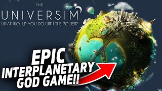 The BEST God Game Of Modern Times!!  The Universim  City Builder Colony Sim