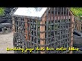 Kandang jago dari ban motor bekas (Rooster cages of used motorcycle tires)