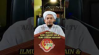 MAKSUD ILMU FARDHU AIN & FARDHU KIFAYAH