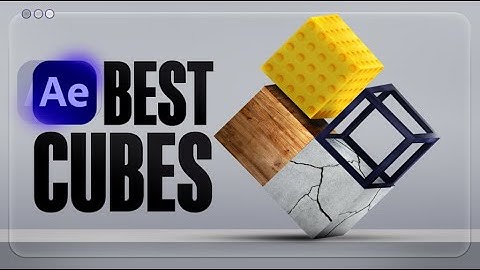 Animate 3D Cubes in After Effects | Free Project File