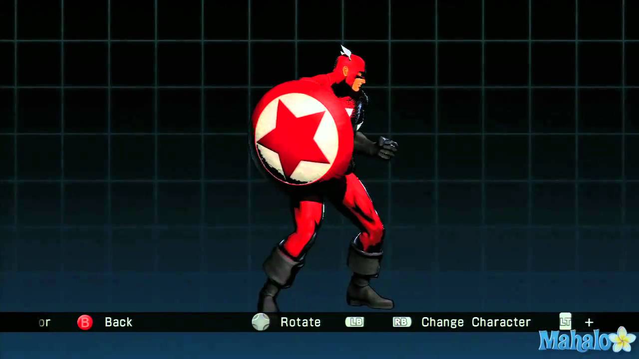 Marvel vs Capcom 3 - Costumes - Captain America - YouTube
