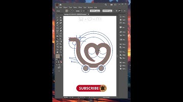 How to Shopping Cart Letter Logo_Adobe illustrator #shots #ytstudio #tutorial