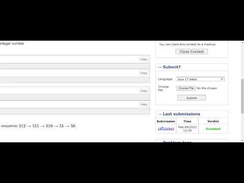 wrong subtraction codeforce solution|| code in Java