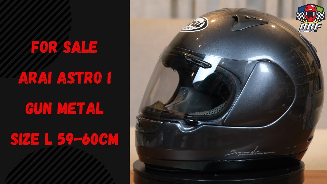 ARAI ASTRO J GUNMETAL SIZE L 59-60CM 