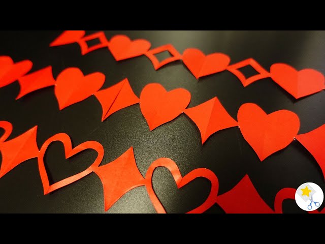 立つ切り絵「ハート風神+ハート雷神」