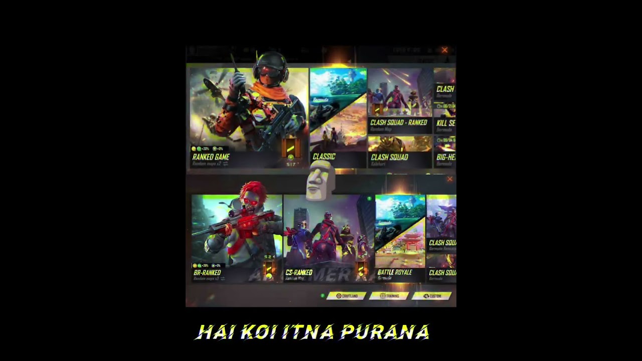 Free fire old memory | free fire 3rd anniversary theme | 