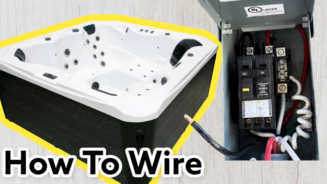 How to Wire A Hot Tub Spa 240v 50amp | DIY Electrical Wiring | Did I