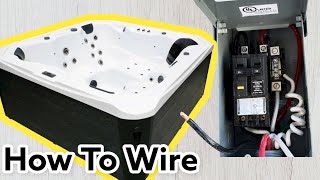 How to Wire A Hot Tub Spa 240v 50amp | DIY Electrical Wiring | Did I Wire It Correctly?