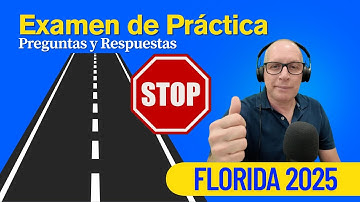 NUEVAS PREGUNTAS DEL EXAMEN TEORICO DE CONDUCIR DE FLORIDA 2025"