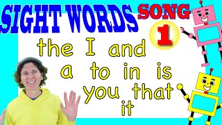 sight words song 1 learn 10 words dream english kids