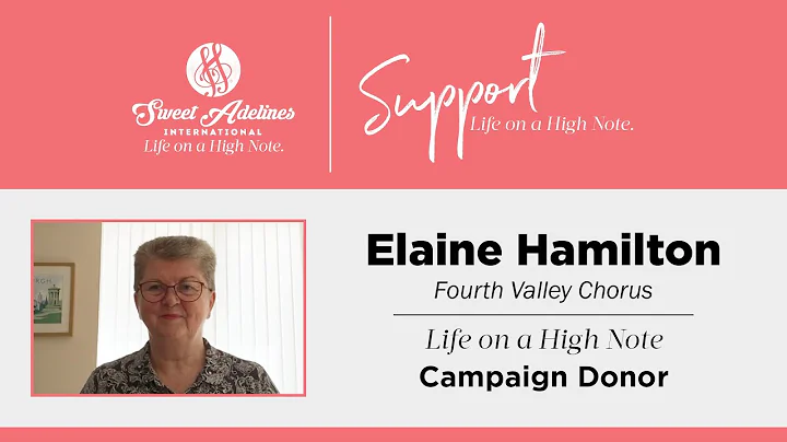"Support Life on a High Note" feat. Elaine Hamilton