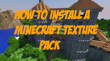 How To Install A Minecraft Texture Pack 1.6.2