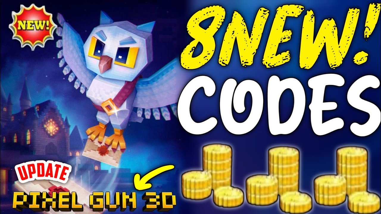 ⚡️NEW🎇CODES!⚡️ ALL PIXEL GUN 3D CODES IN 2024 - GIFT ID CODES PIXEL GUN ...