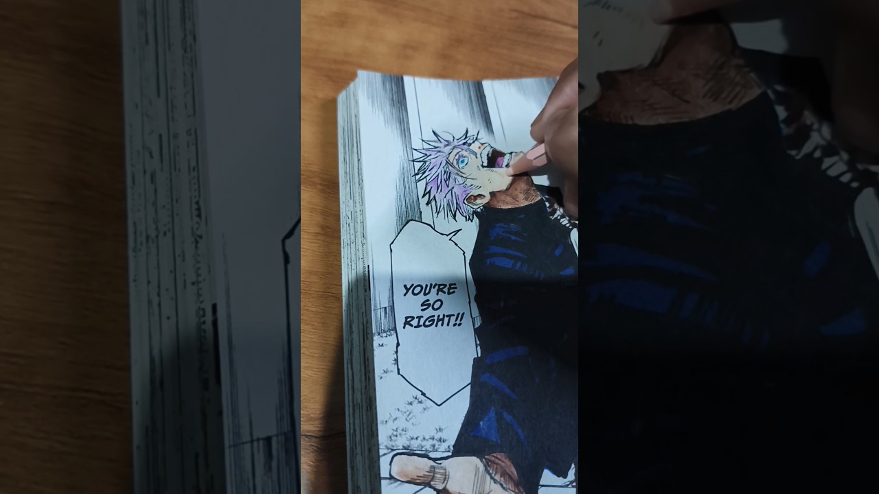 COLOURING MY JJK MANGA PT 2 