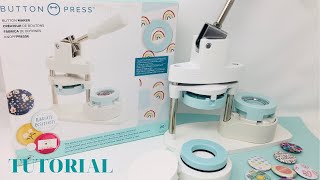Button Press We R Memory Keepers Tutorial-Spille, Portachiavi, Calamite, Abbellimenti personalizzati