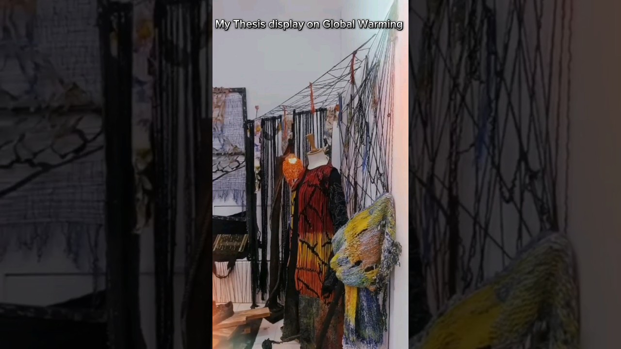 Textile thesis display 