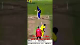 kohli vs starck @cricketcomau viratkohli msdhoni rohitsharma viral shortvideo treanding