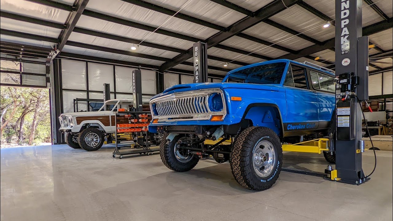 1978 Jeep Cherokee Chief | Black on Blue Vigilante Restomod