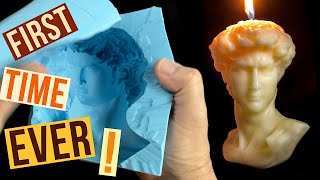 Making A Candle With A Silicone Rubber Mold