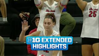 Indiana at Ohio State | Extended Highlights | Big Ten Volleyball | 10/23/2026