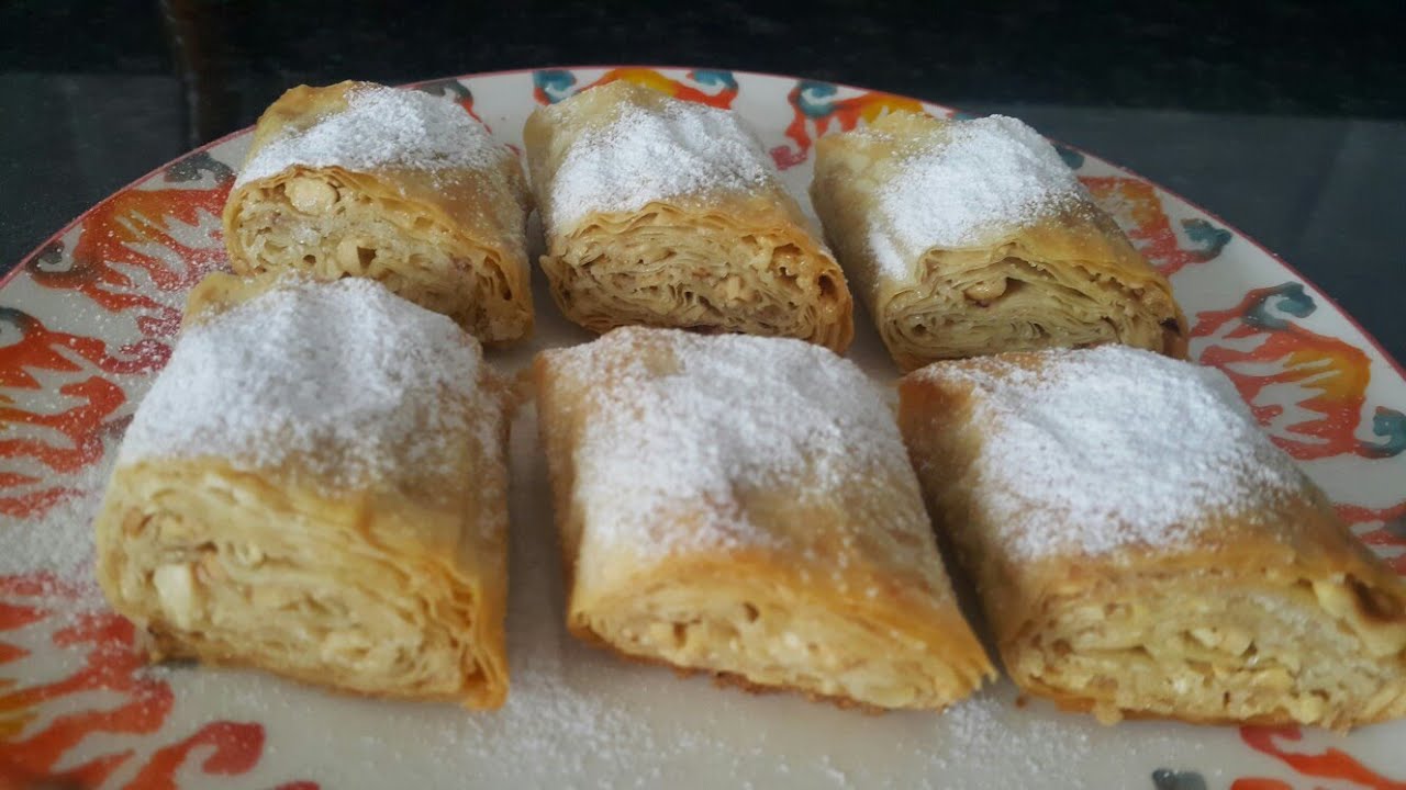 Baklavalik yufkadan tahinli kurabiye YouTube